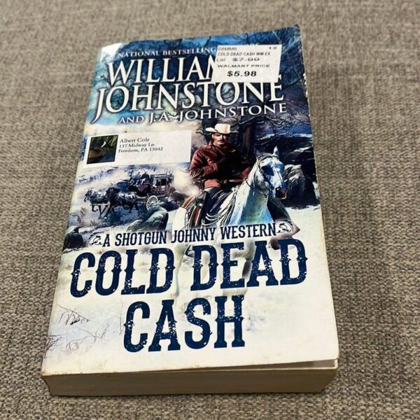 Cold Dead Cash William W. Johnstone Lot of 2 Western Books (Paperback)